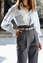 Загрузить изображение в средство просмотра галереи, UNI5 | Брюки c завышенной талией и складками