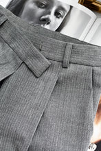 Загрузить изображение в средство просмотра галереи, UNI1 | Брюки прямого кроя с одной складкой