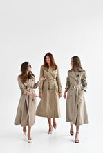 Загрузить изображение в средство просмотра галереи, Тренч двубортный с втачным плечом