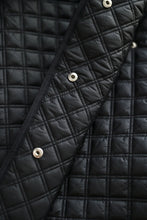 Загрузить изображение в средство просмотра галереи, Пальто стеганое со съемным капюшоном black