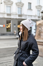 Загрузить изображение в средство просмотра галереи, Пальто стеганое со съемным капюшоном black