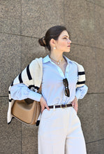 Загрузить изображение в средство просмотра галереи, UNI8 | Брюки широкие без складок с накладными карманами сзади