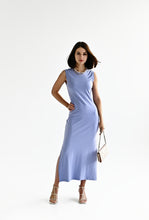 Загрузить изображение в средство просмотра галереи, Платье с боковым разрезом трикотажное