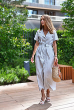 Загрузить изображение в средство просмотра галереи, Платье с английским воротником