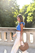 Загрузить изображение в средство просмотра галереи, UNI8 | Брюки широкие без складок с накладными карманами сзади