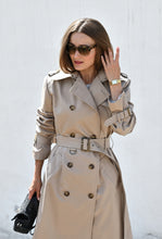 Загрузить изображение в средство просмотра галереи, Тренч двубортный с втачным плечом