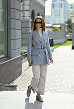 Загрузить изображение в средство просмотра галереи, Полупальто двубортное с поясом