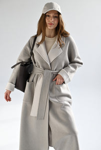 Пальто-халат с цельнокроеным рукавом